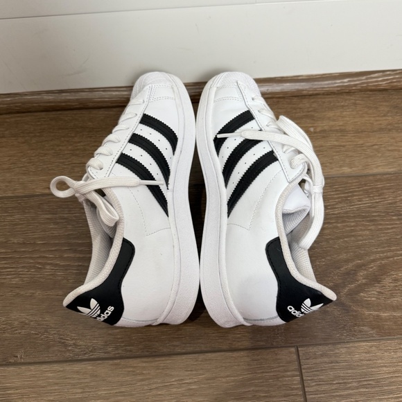 Women's Adidas Originals Superstar II White/Black Size 7.5 Leather - Picture 7 of 10